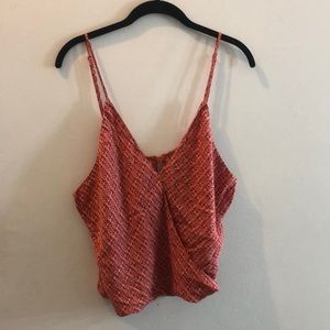 Printed red top